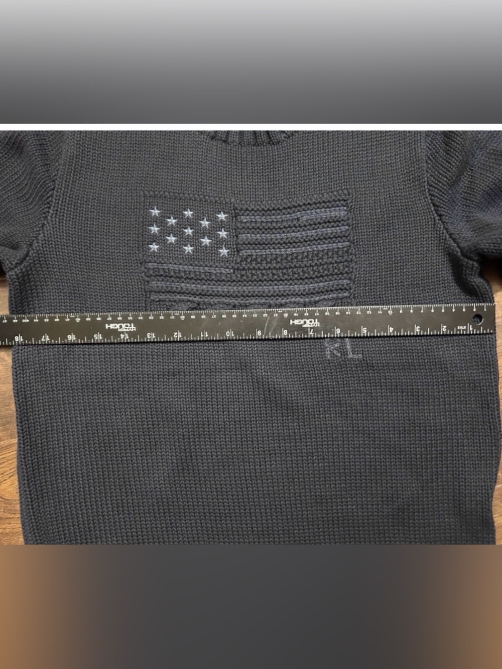 Ralph Lauren American Flag Special Edition Sweater Iconic Crew Neck - Picture 5 of 6